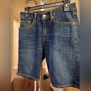 Levi's Dark Blue Jean Shorts